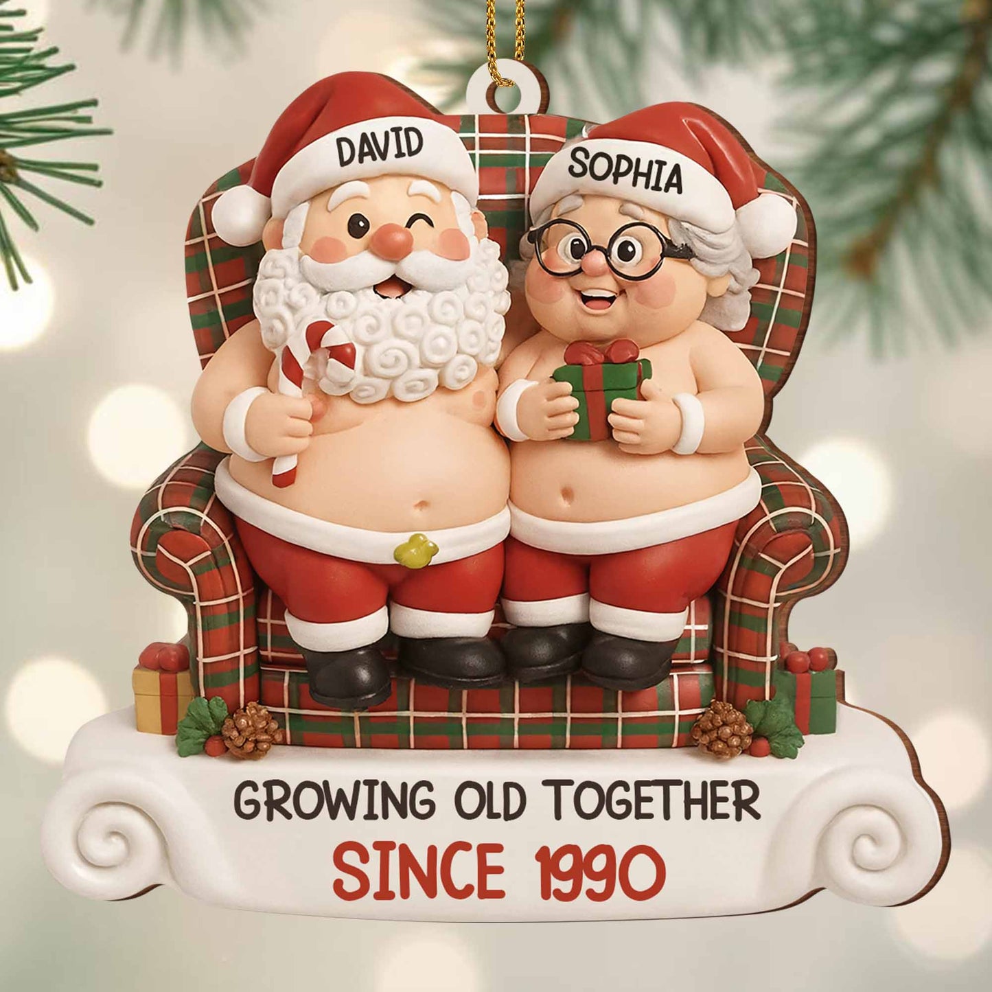 Growing Old Together With Santa And Mrs. Claus