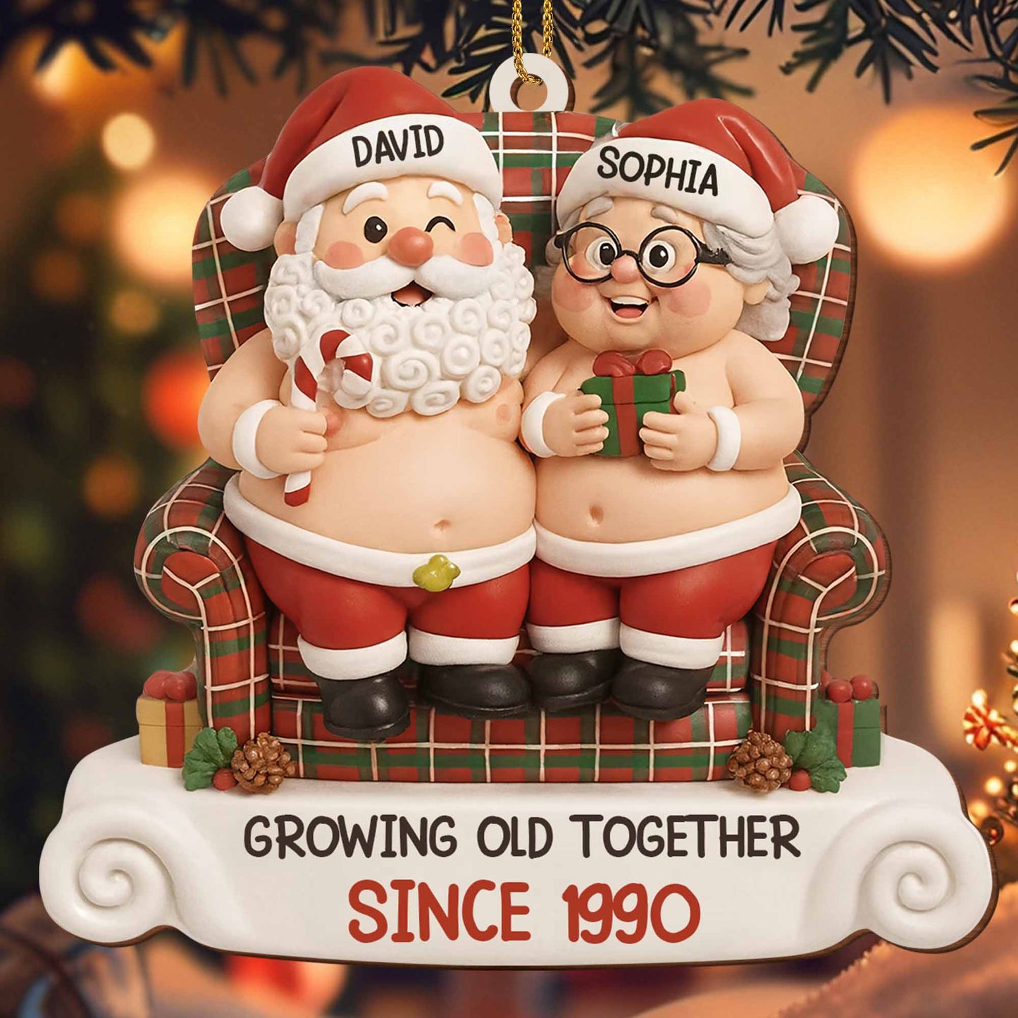 Growing Old Together With Santa And Mrs. Claus