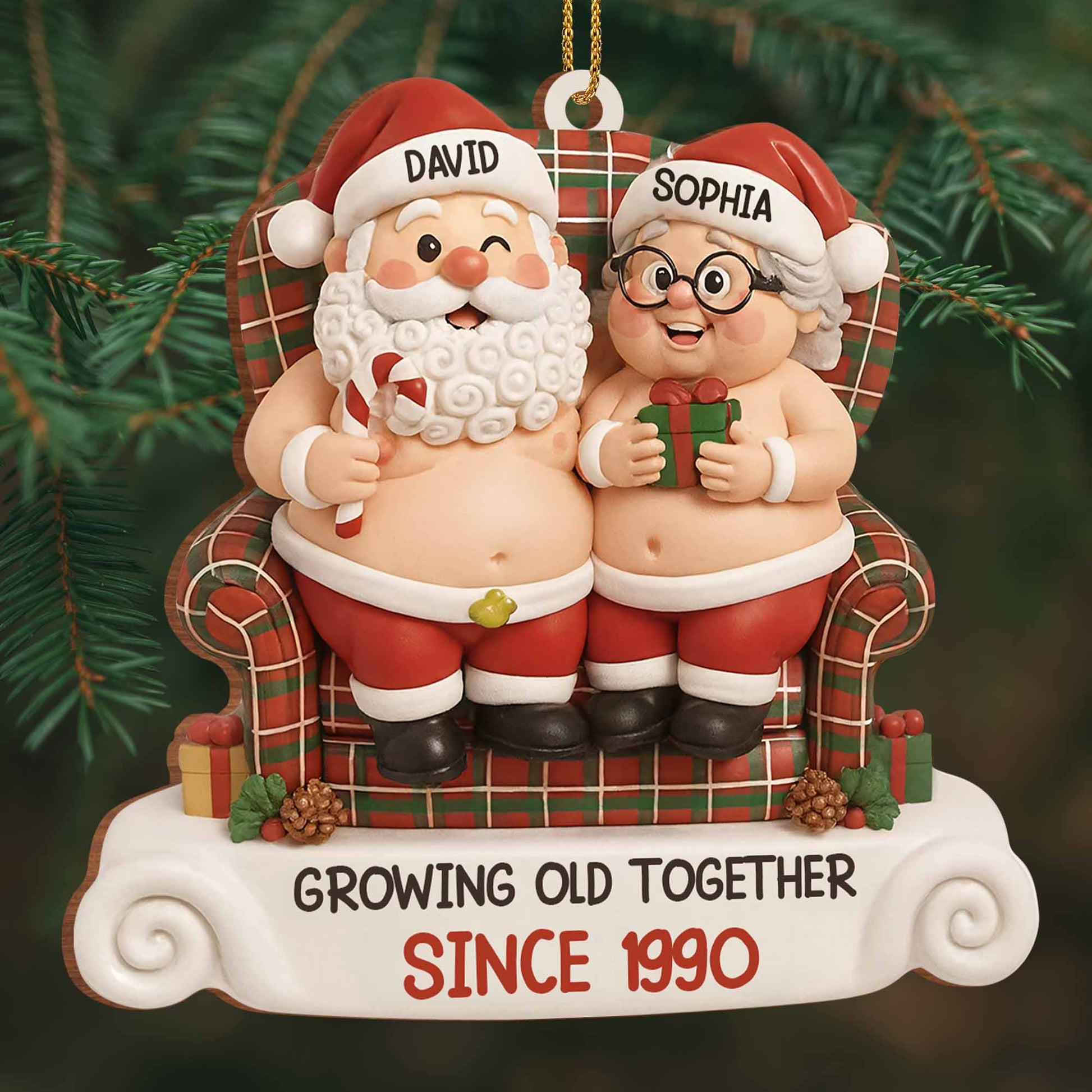 Growing Old Together With Santa And Mrs. Claus