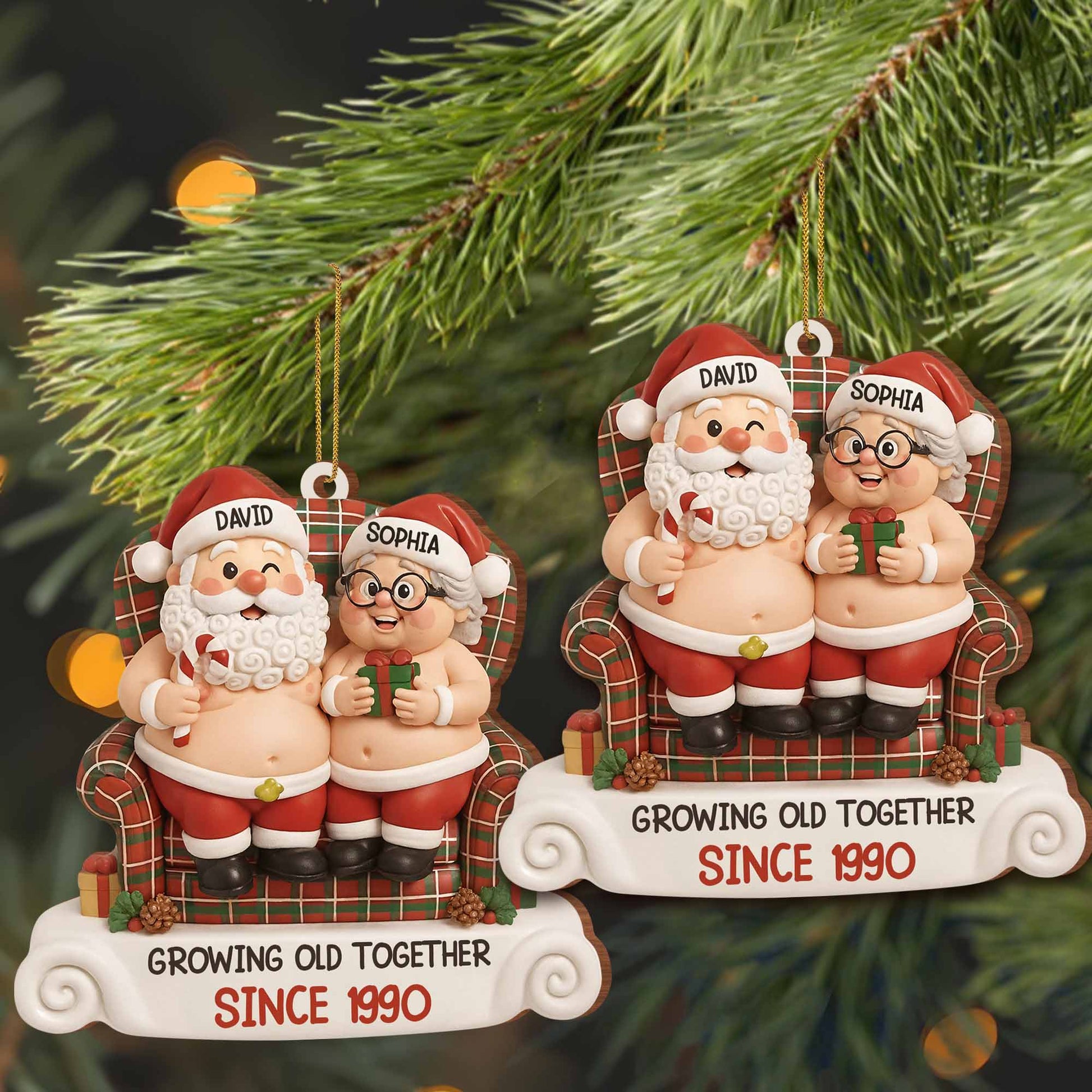 Growing Old Together With Santa And Mrs. Claus