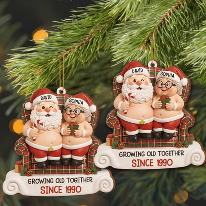 Growing Old Together With Santa And Mrs. Claus