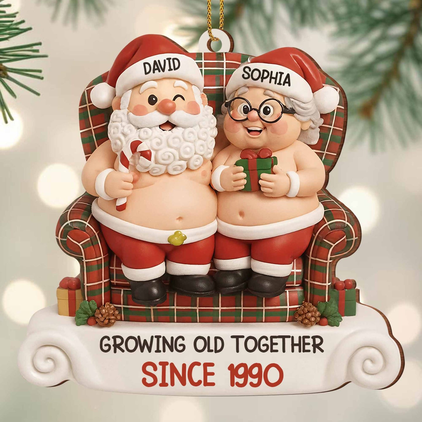 Growing Old Together With Santa And Mrs. Claus