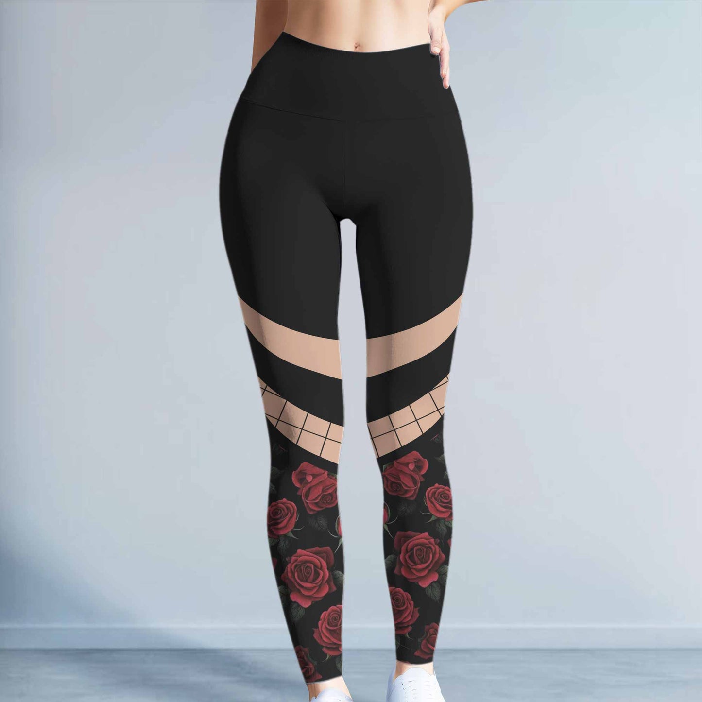 Loved By My Boyfriend Fire Design - Personalized Women Leggings - CPL1005_WLEG