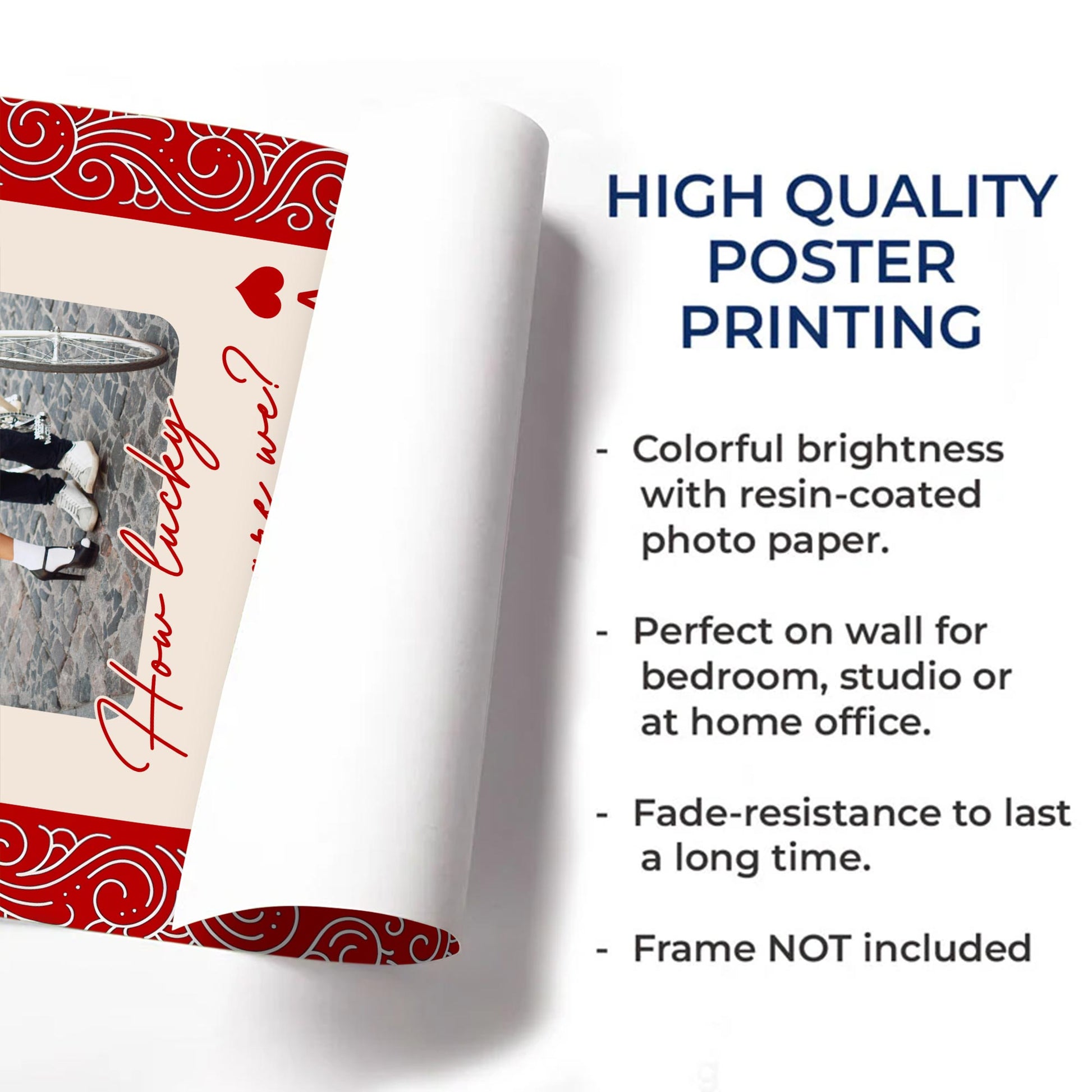 How Lucky Are We Playing Card Design