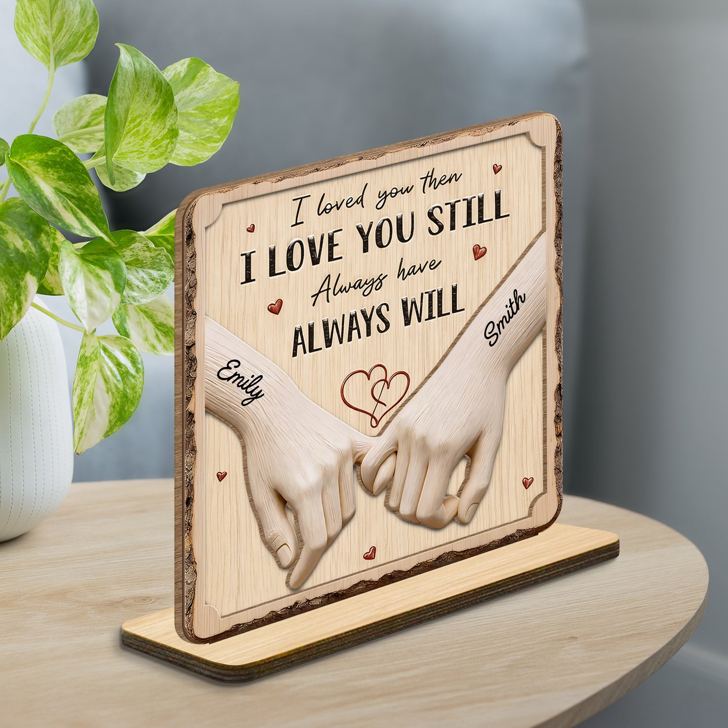 I Loved You Then I Love You Still Always Have Always Will, Holding Hands