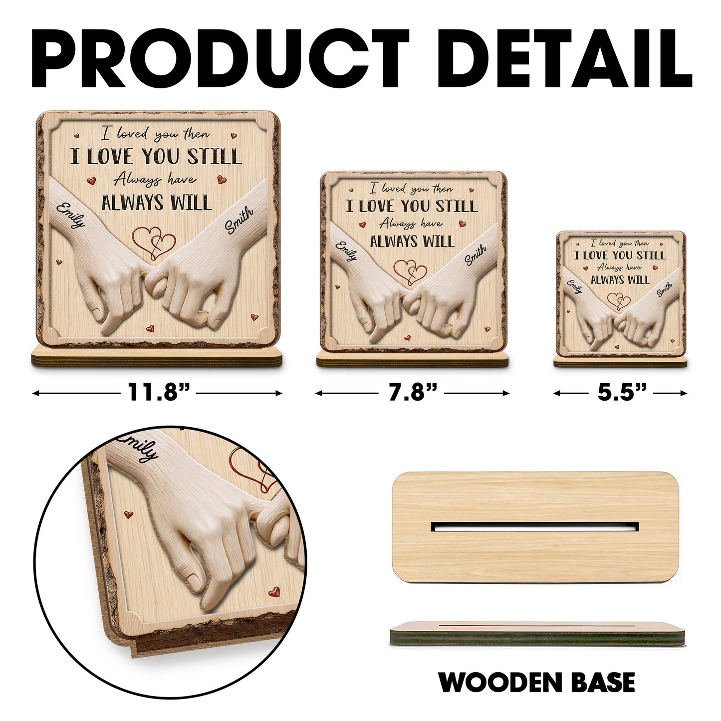 I Loved You Then I Love You Still Always Have Always Will, Holding Hands