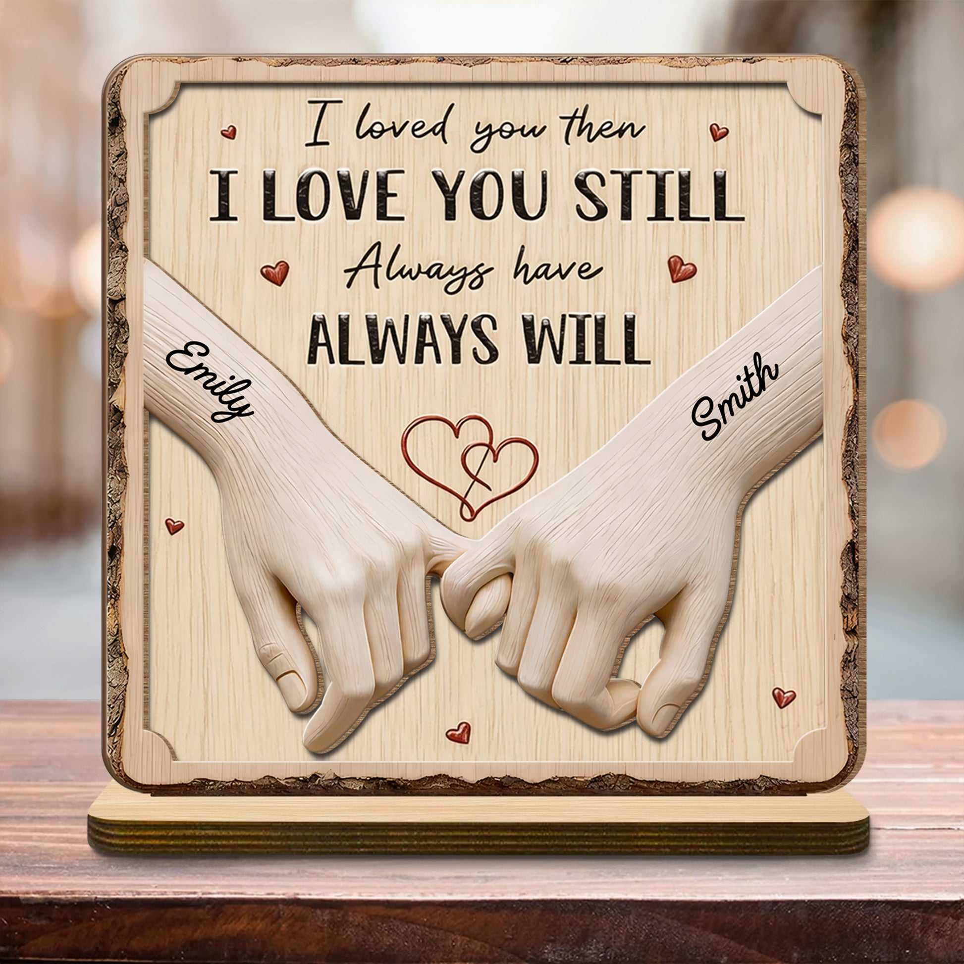 I Loved You Then I Love You Still Always Have Always Will, Holding Hands