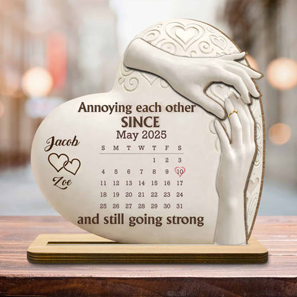 Annoying Each Other Since, Heart and Hands Design