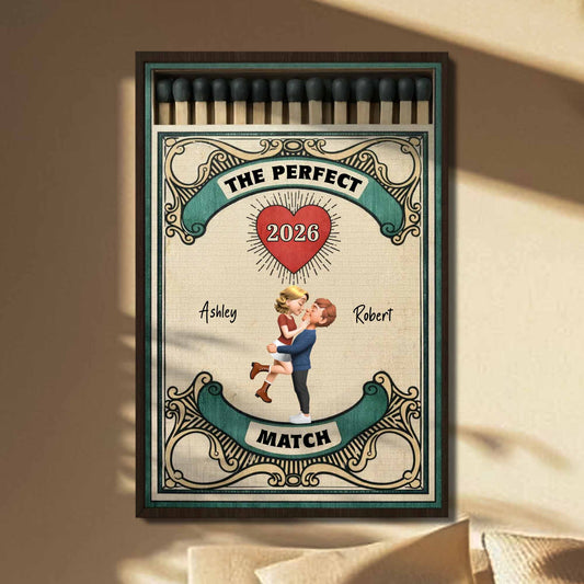 The Perfect Match Heart With Dancing Couple