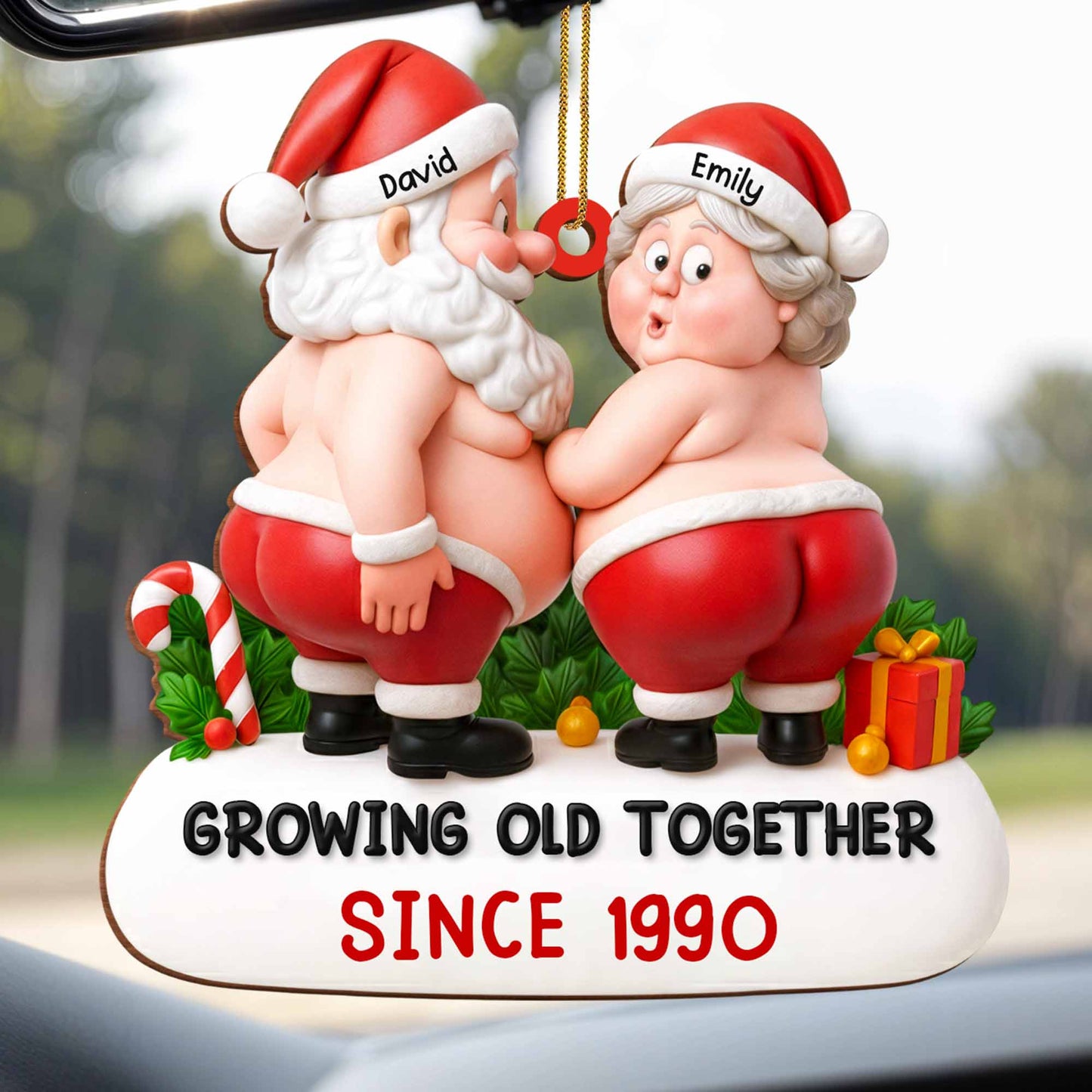 Growing Old Together Since Santa And Mrs. Claus
