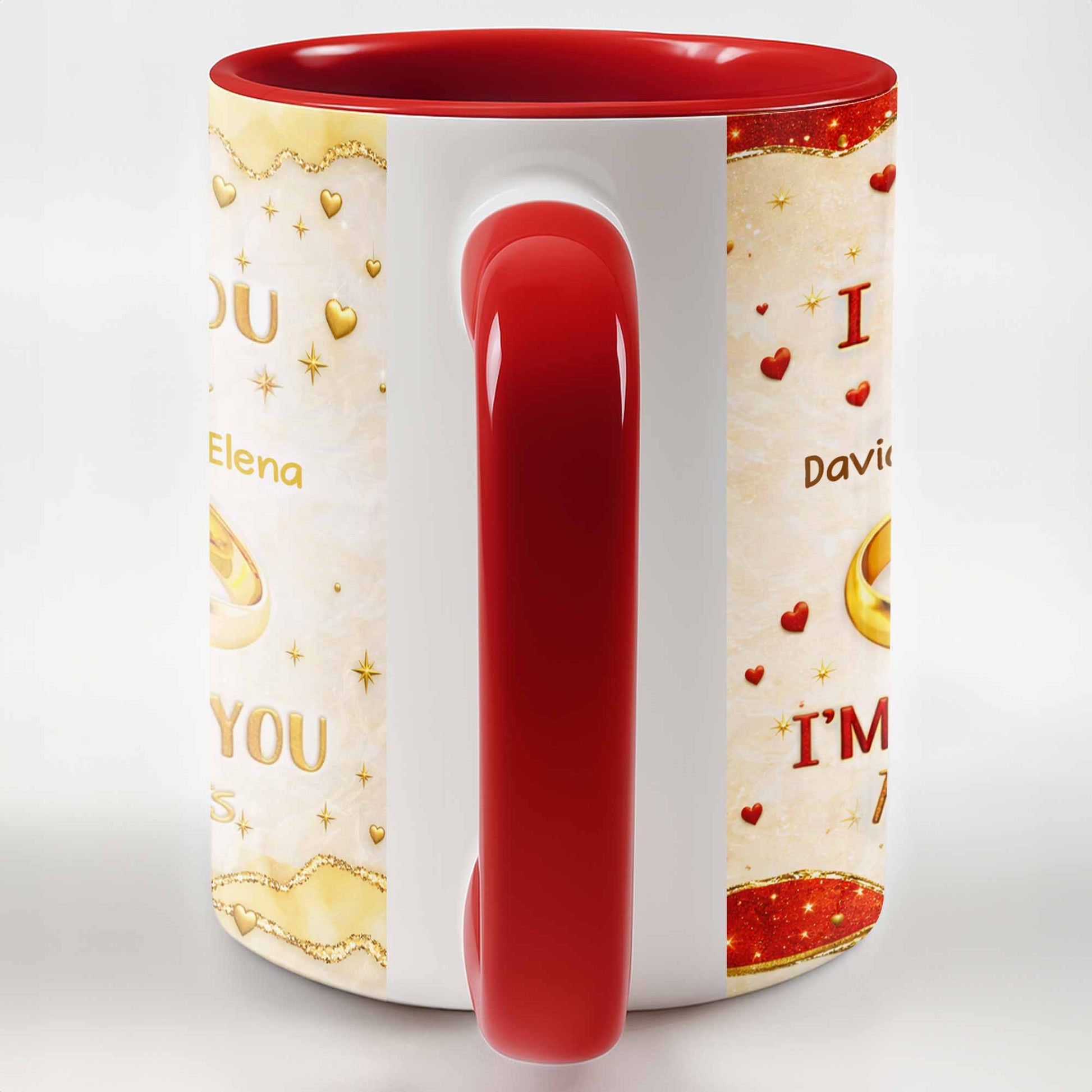 I Met You, I Liked You, I Love You, Forever Yours With Wedding Rings