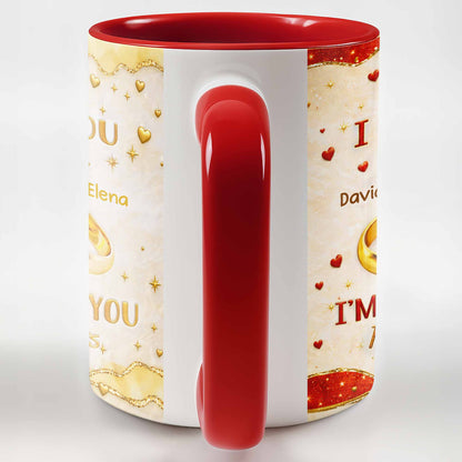 I Met You, I Liked You, I Love You, Forever Yours With Wedding Rings