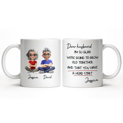 Celebrate Your Special Bond With Custom Cartoon Figures - Personalized Custom Coffee Mug - CPL1018_MG