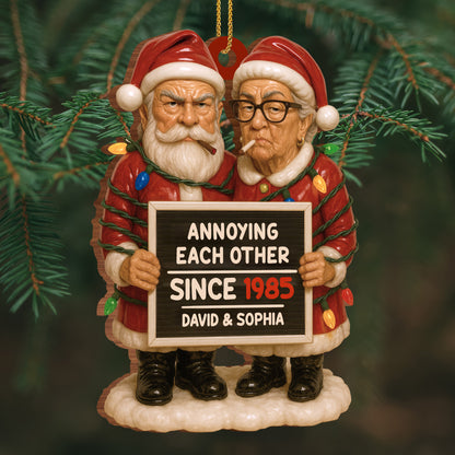 Annoying Each Other Since [Year], Santa And Mrs. Claus