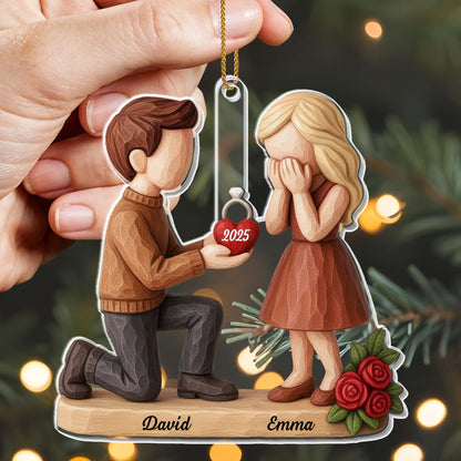 Capture A Special Moment Featuring Roses And An Engagement Ring