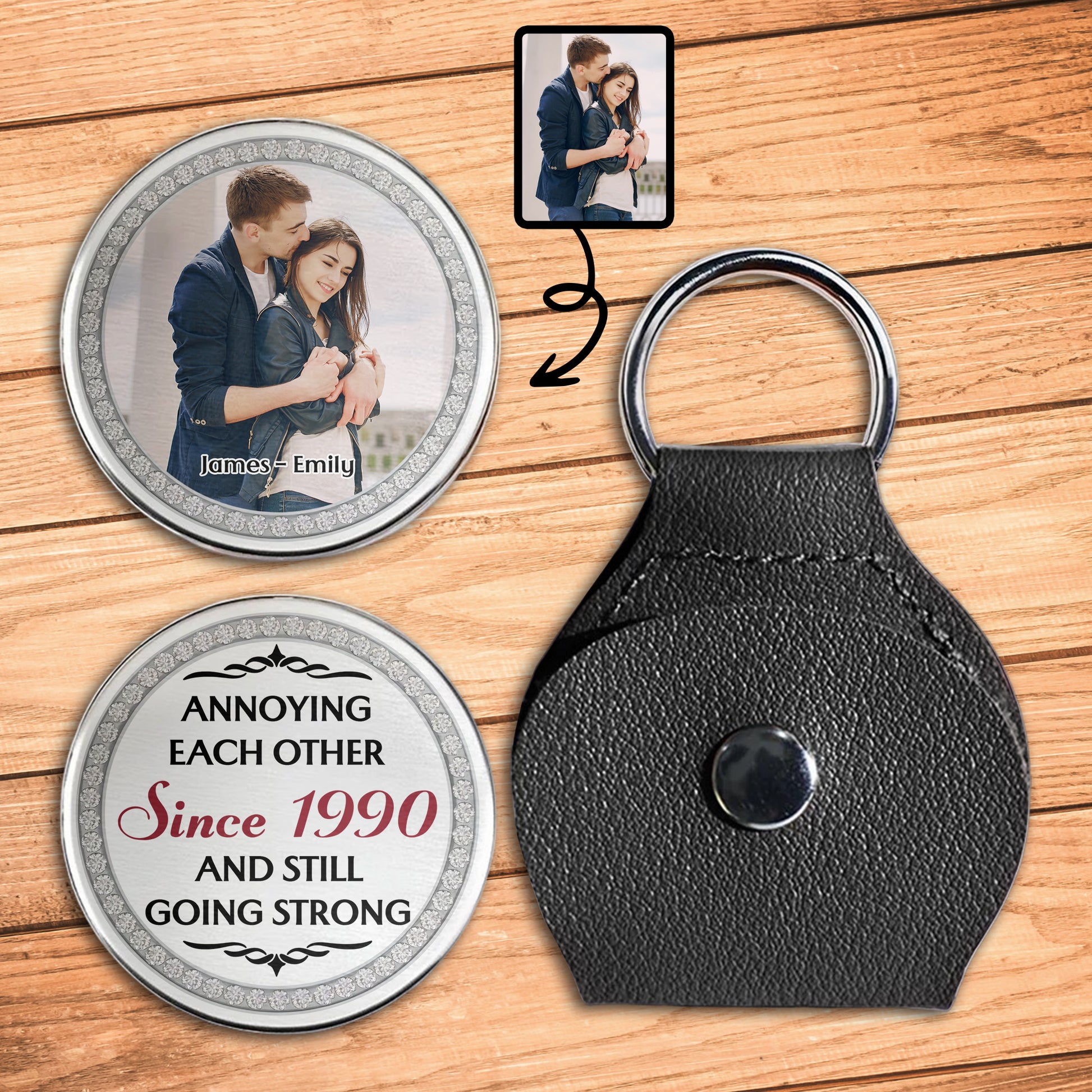 Annoying Each Other Since [Year], Keychain