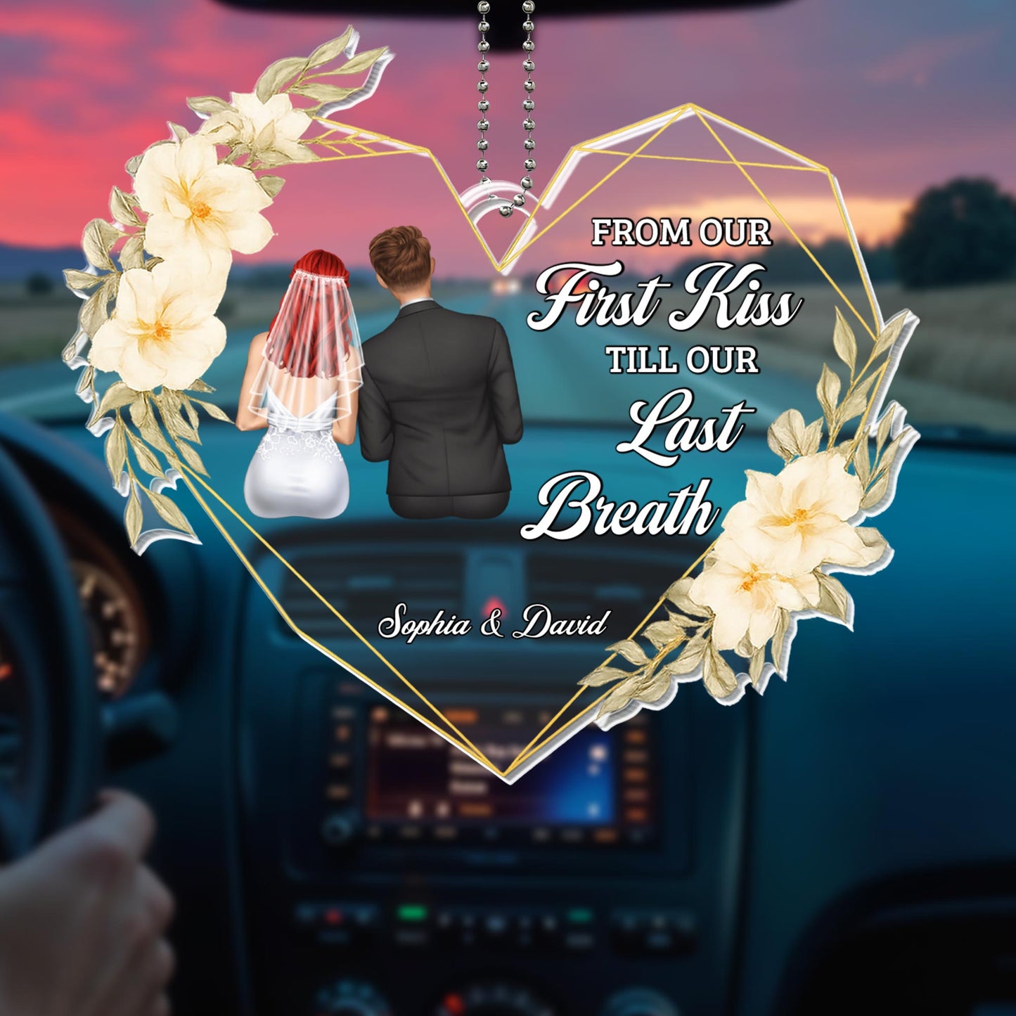 From Our First Kiss Till Our Last Breath, Heart And Flowers