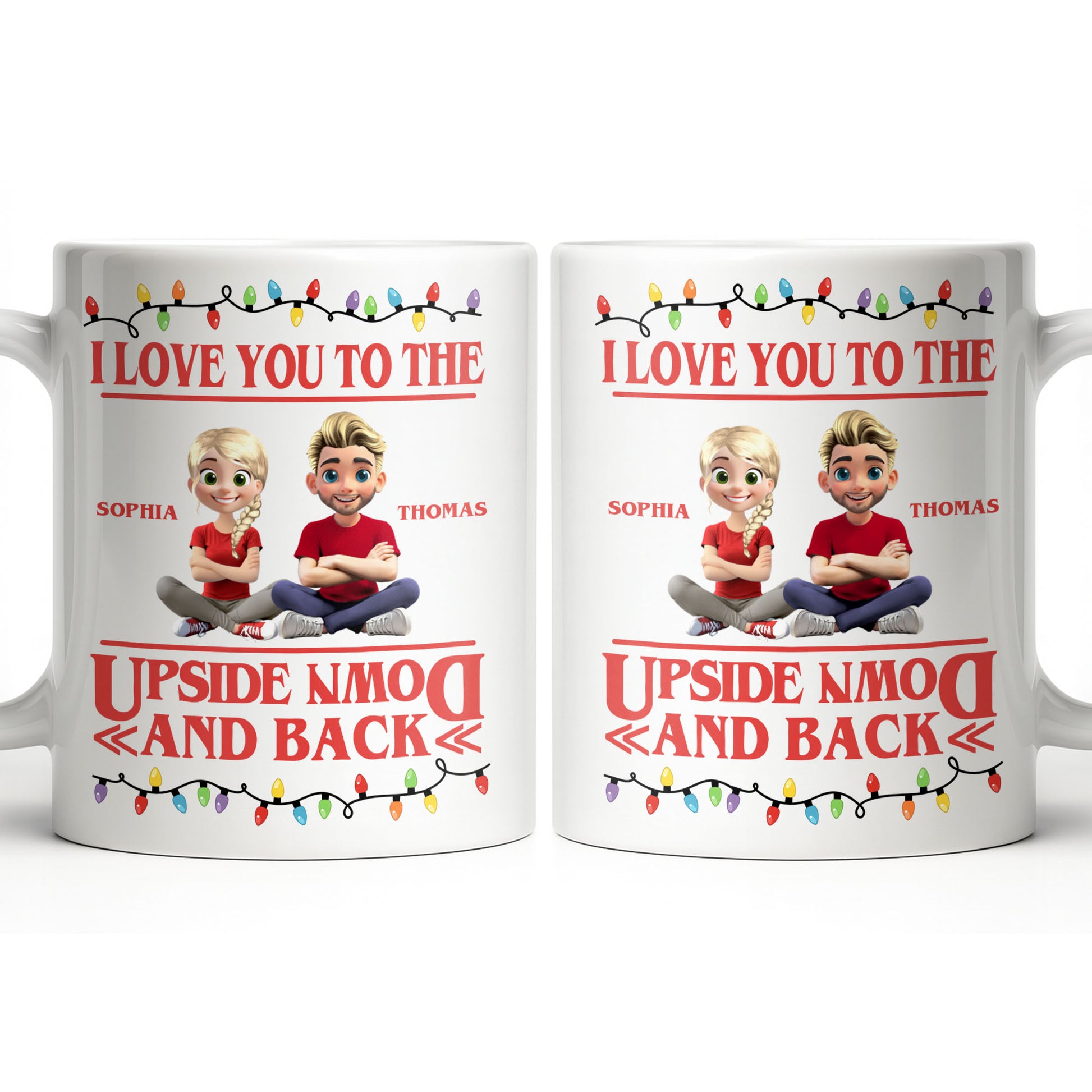 I Love You To The Moon And Back With Animated Characters