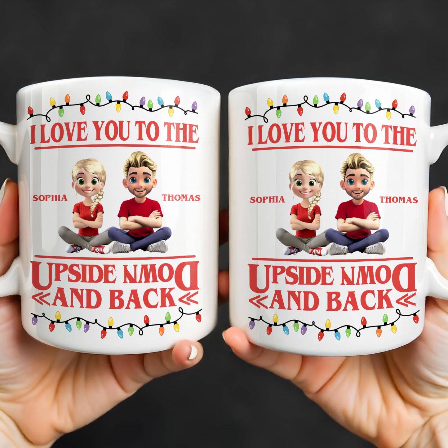 I Love You To The Moon And Back With Animated Characters