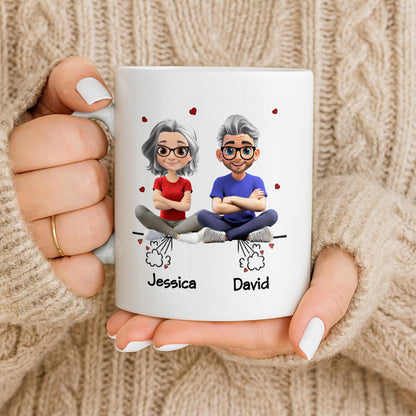 Create Your Personalized Couple Mug With Custom Characters