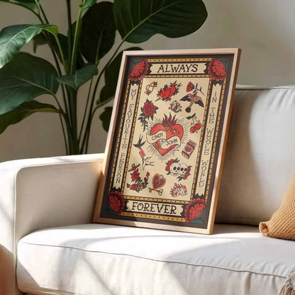 Always My Favorite Person In The Whole World, Hearts, Roses, Skulls