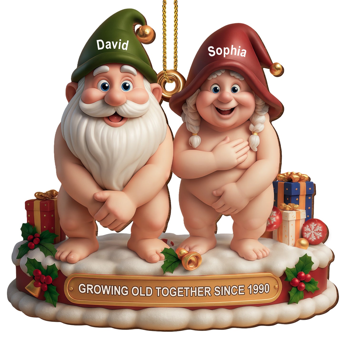 Growing Old Together Christmas Gnomes