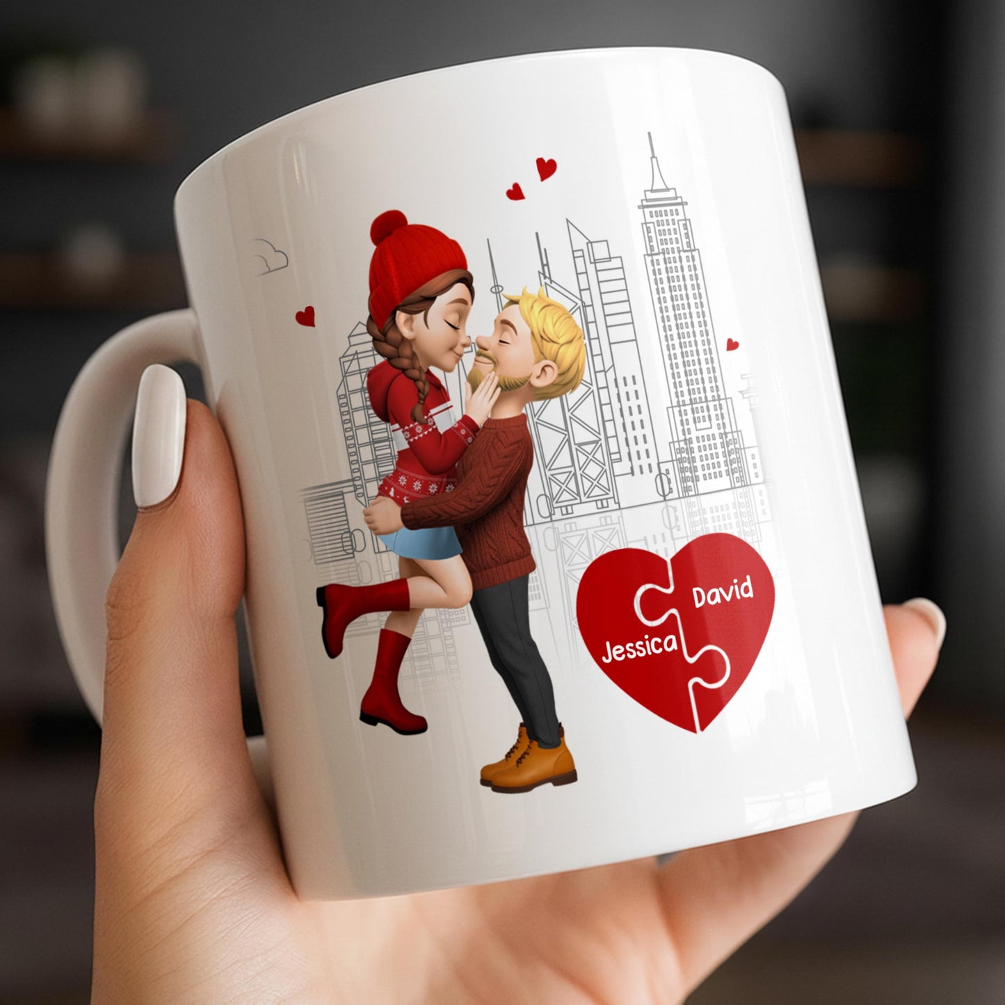 Capture Special Moments, Cityscape With Romantic Couple