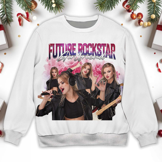 Future Rockstar Girlfriend With Musical Instruments