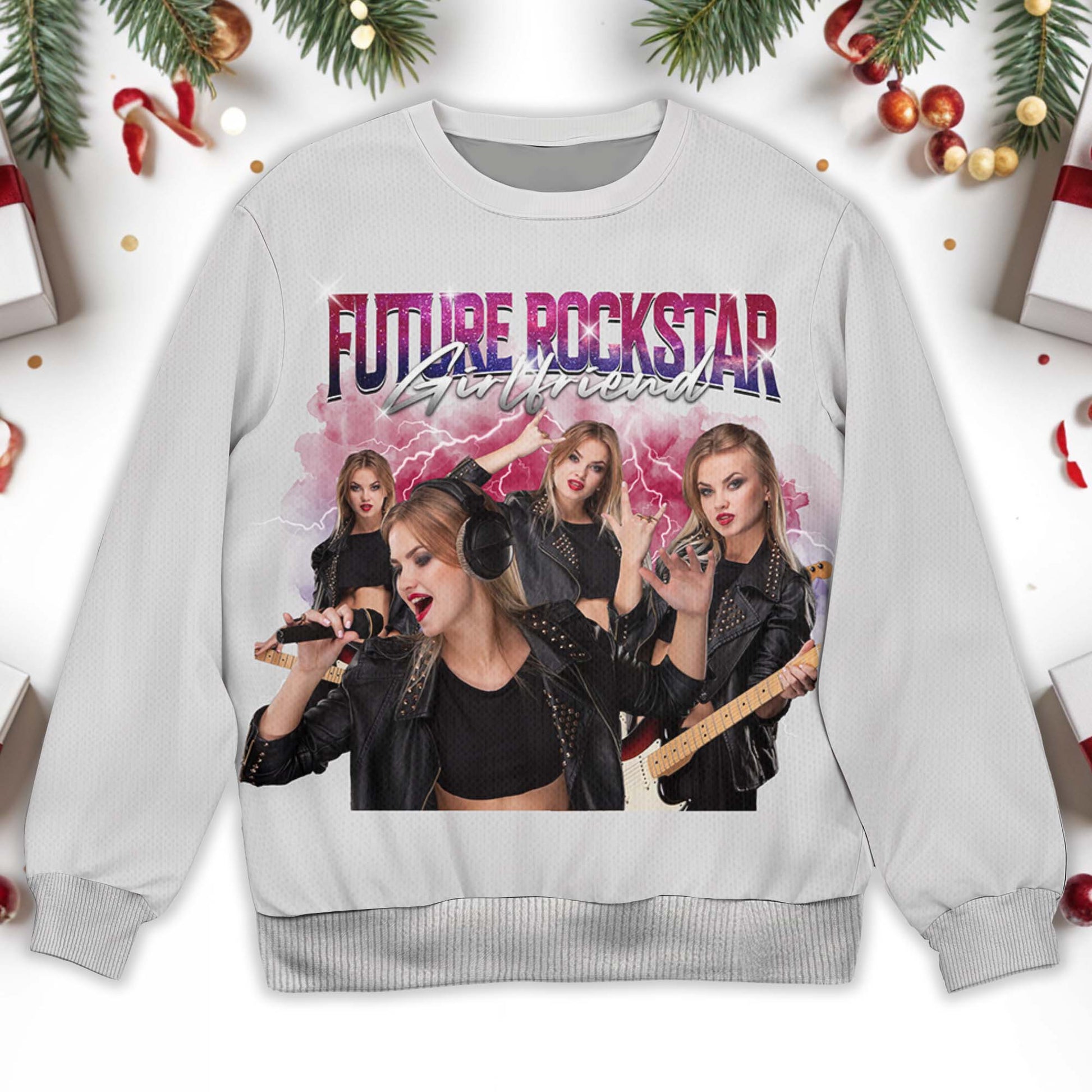 Future Rockstar Girlfriend With Musical Instruments