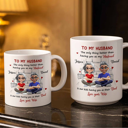 To My Husband, Love From Your Wife Featuring A Loving Couple