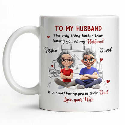 To My Husband, Love From Your Wife Featuring A Loving Couple
