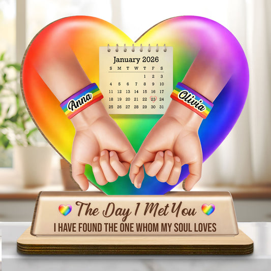 The Day I Met You, Hands Holding In Heart Shape