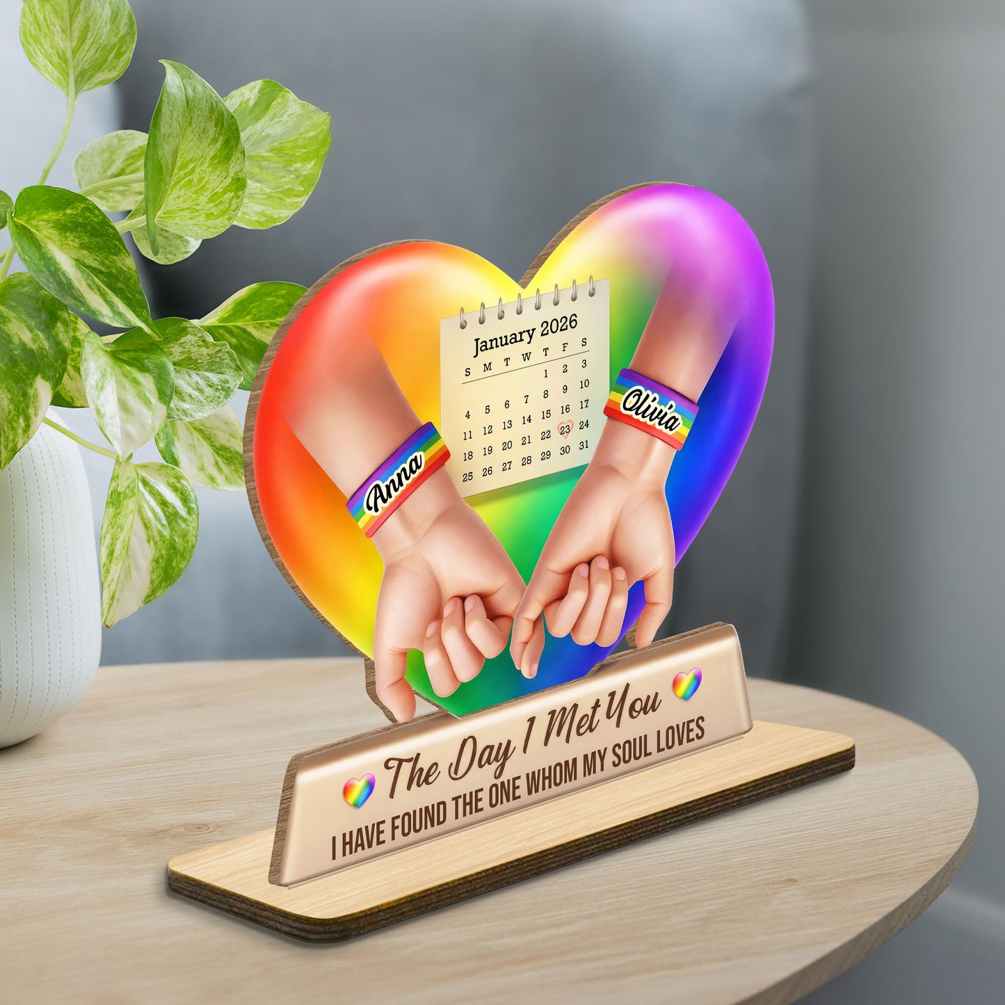 The Day I Met You, Hands Holding In Heart Shape