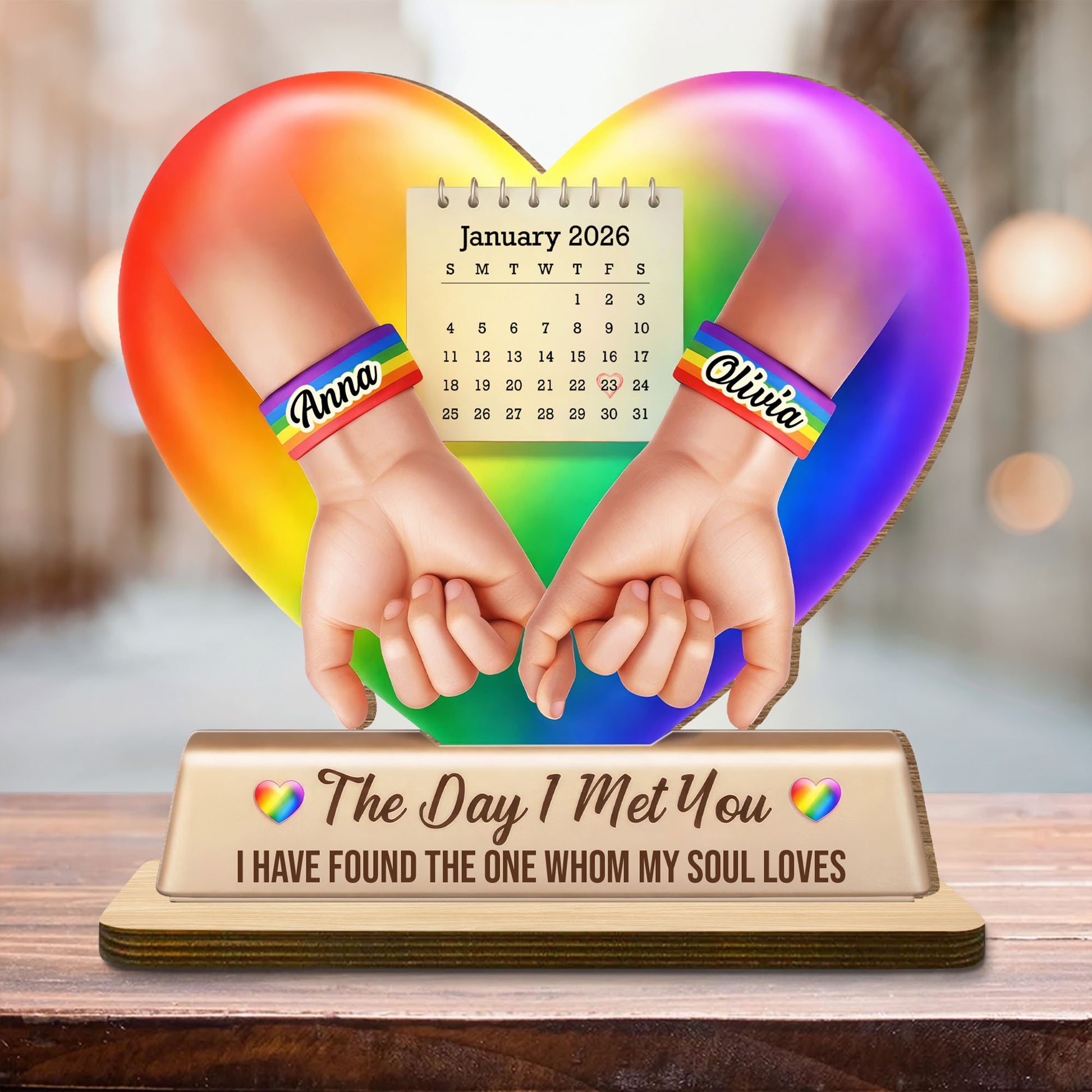 The Day I Met You, Hands Holding In Heart Shape