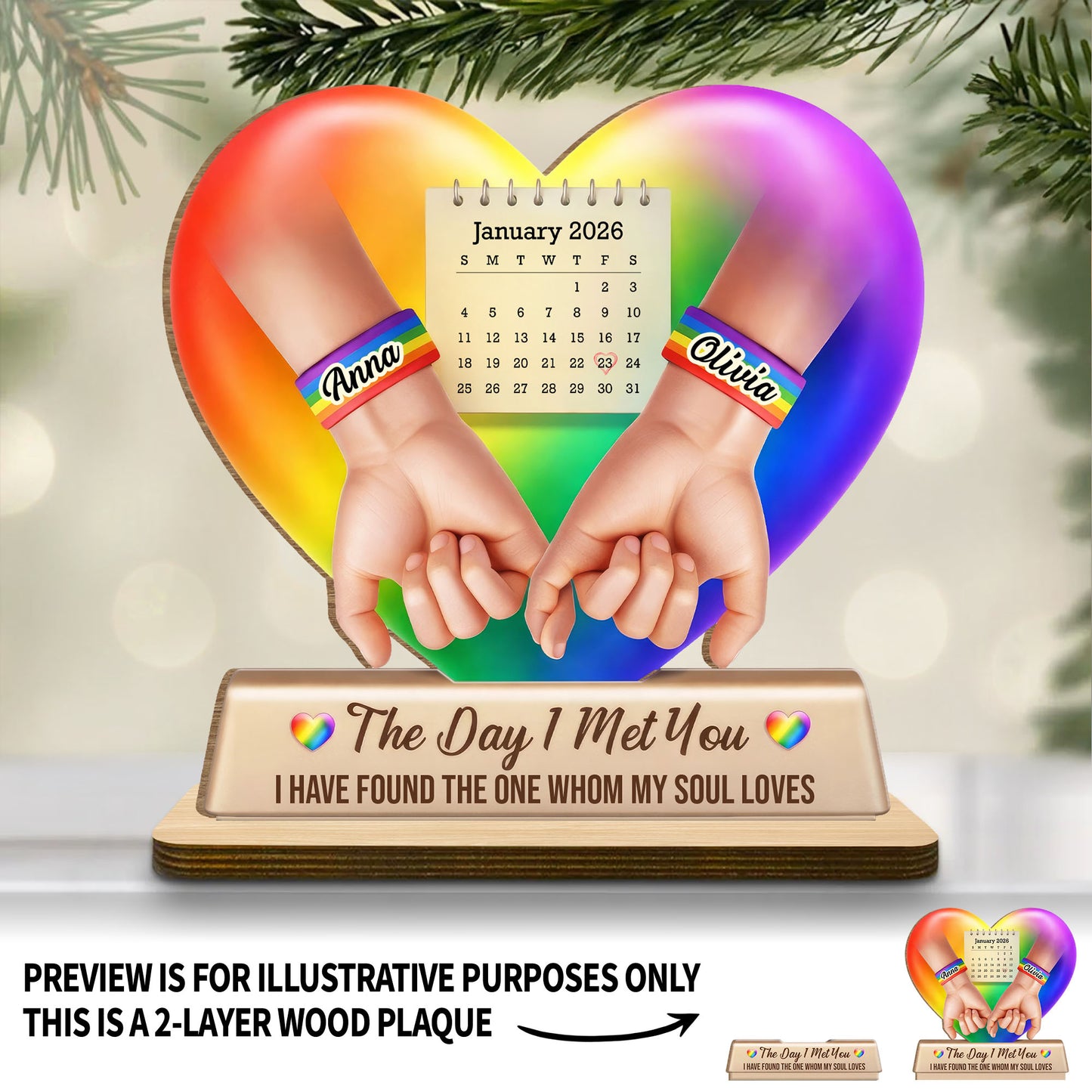 The Day I Met You, Hands Holding In Heart Shape