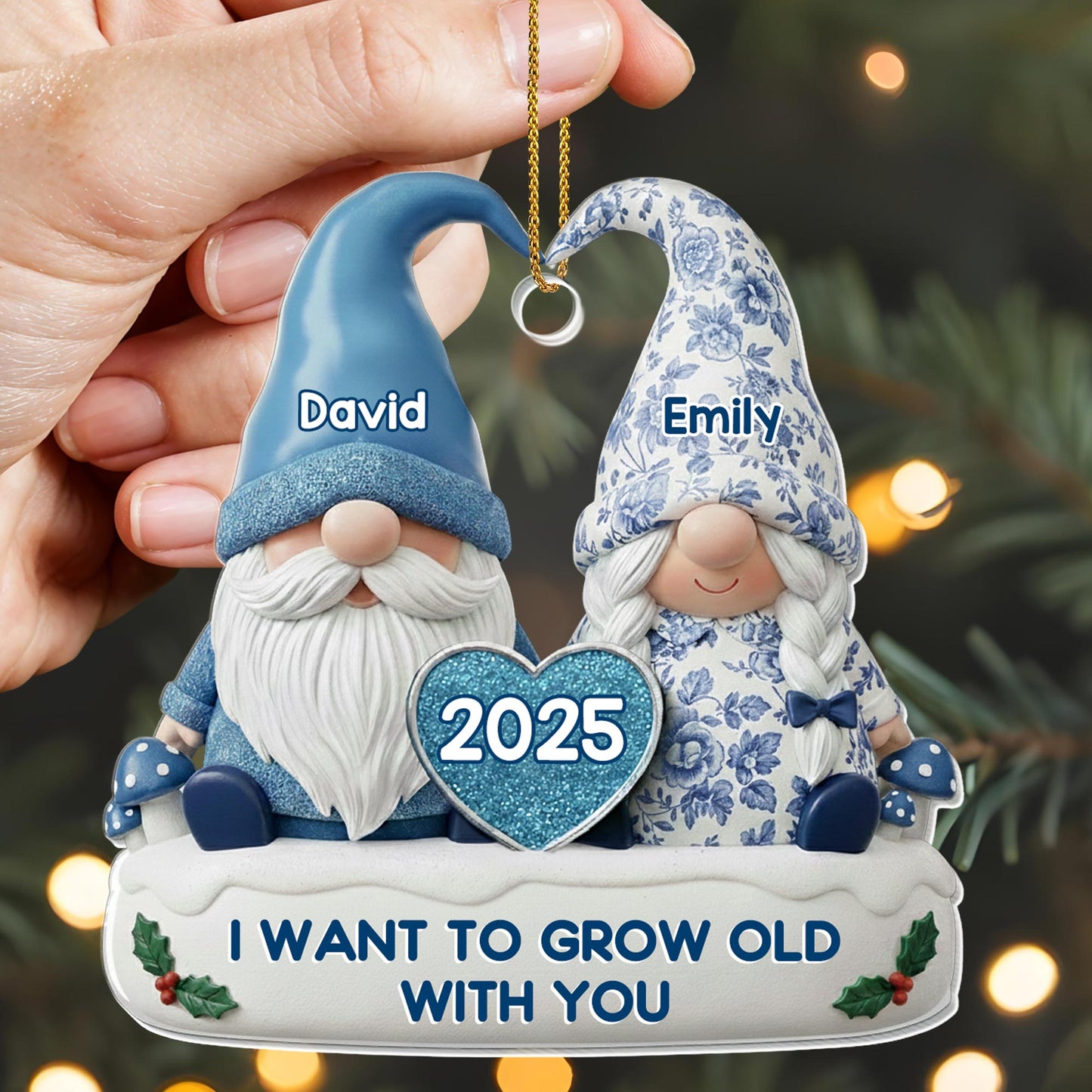 I Want To Grow Old With You Gnome Couple