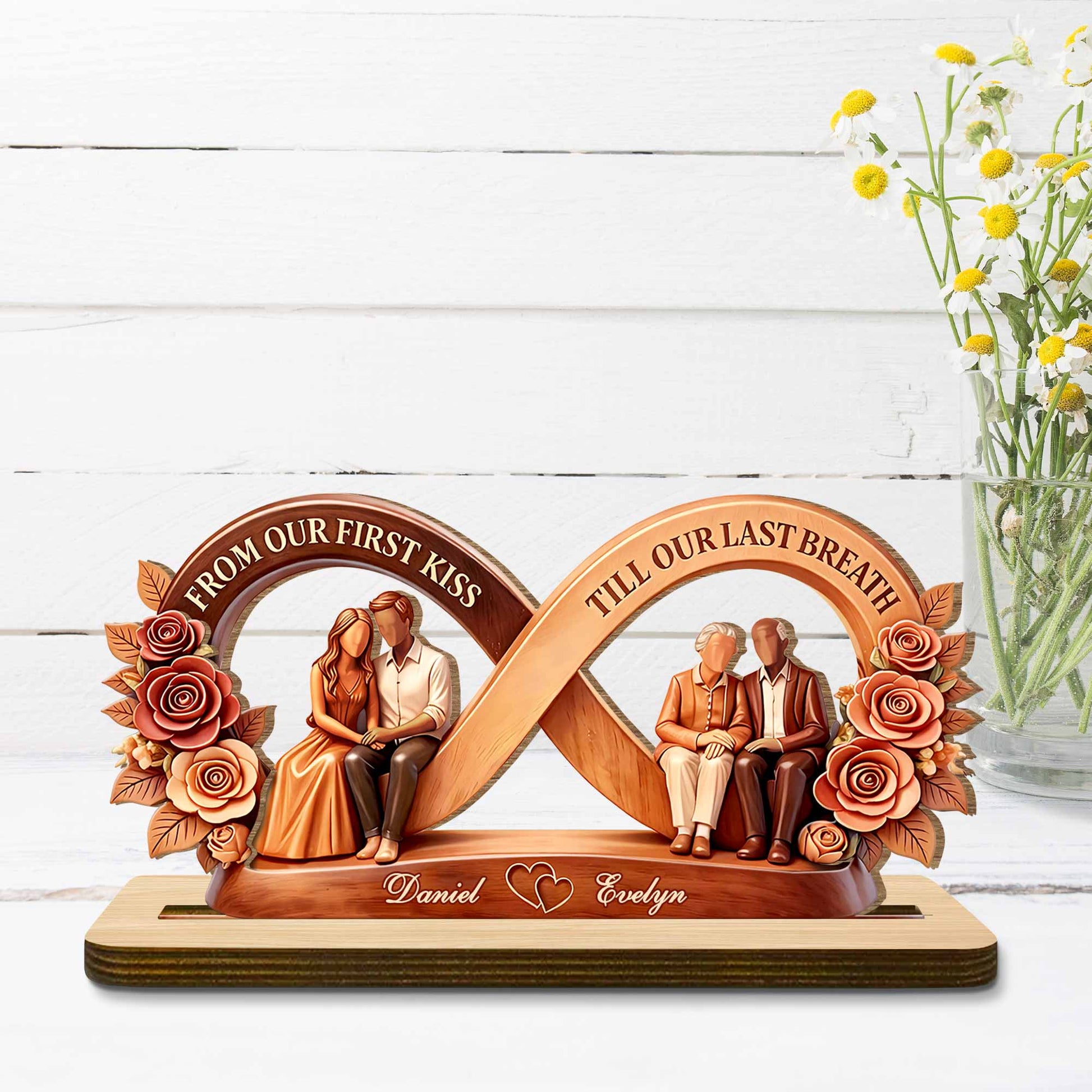 From Our First Kiss Infinity Symbol With Couple