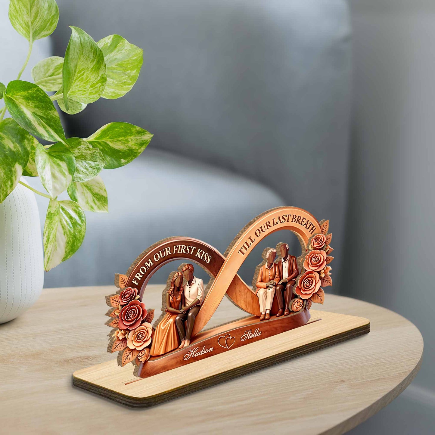 From Our First Kiss Infinity Symbol With Couple