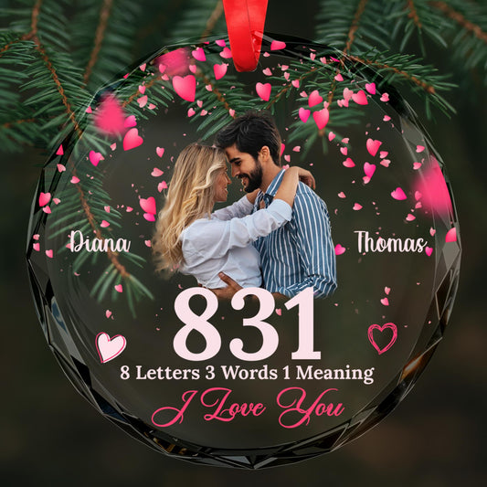 8 Letters 3 Words 1 Meaning I Love You With Couple and Hearts