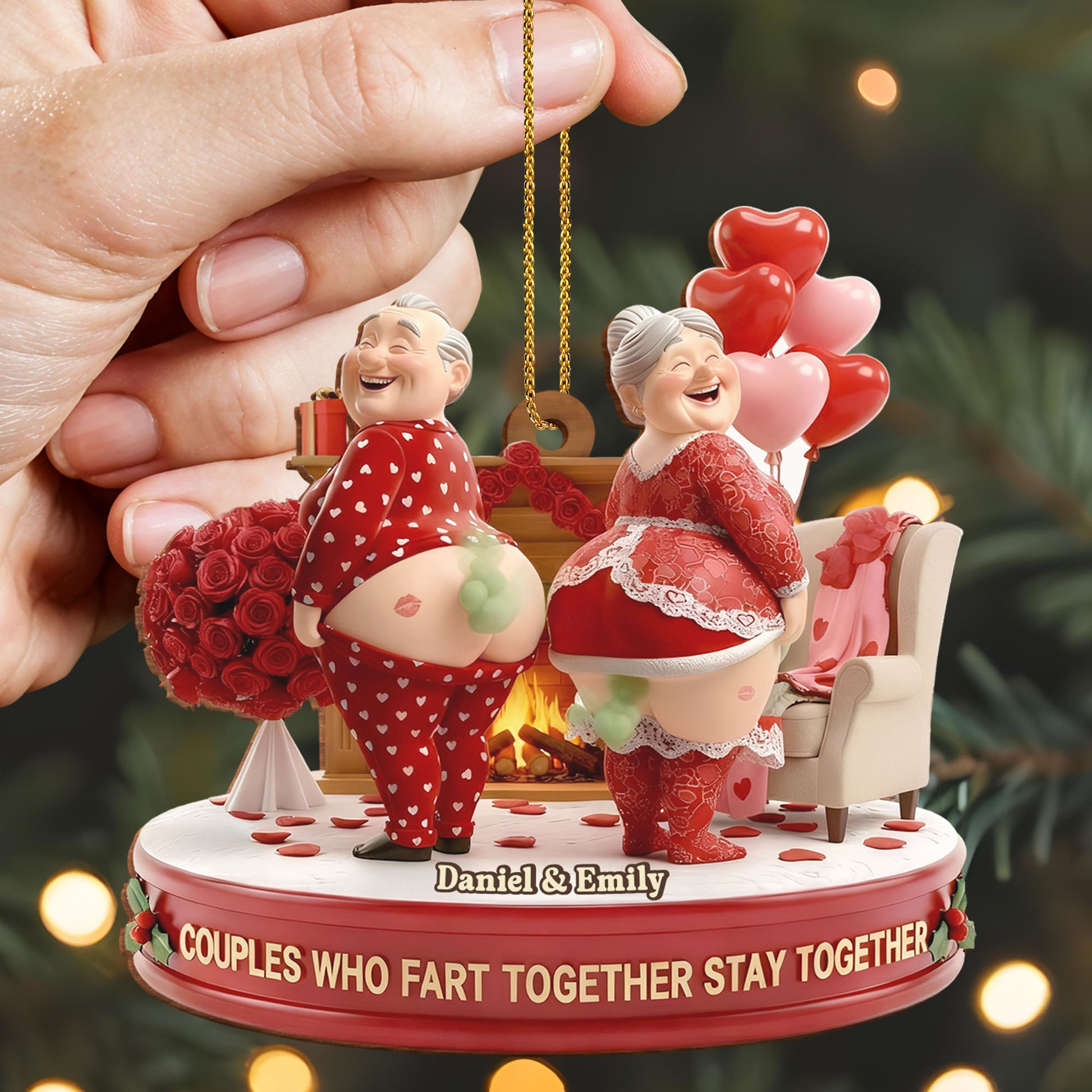 Couples Who Fart Together Stay Together, Hearts And Roses