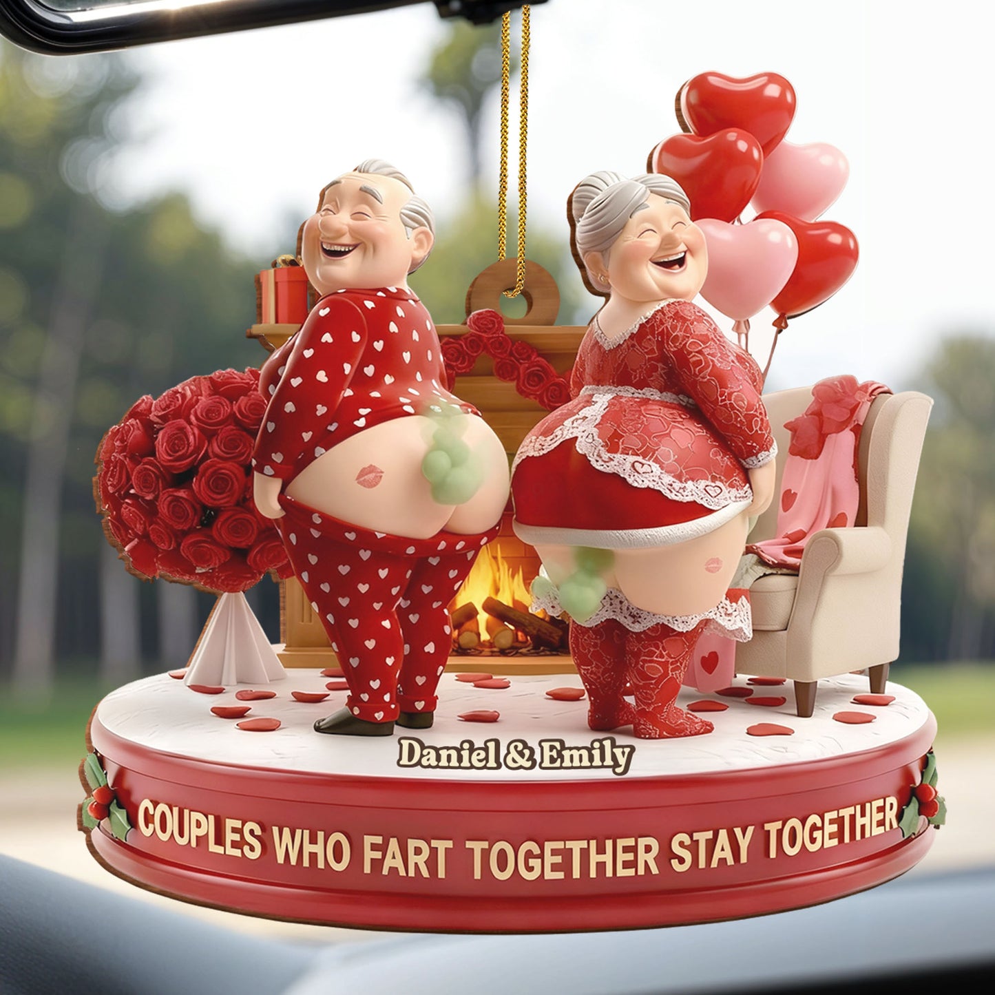 Couples Who Fart Together Stay Together, Hearts And Roses