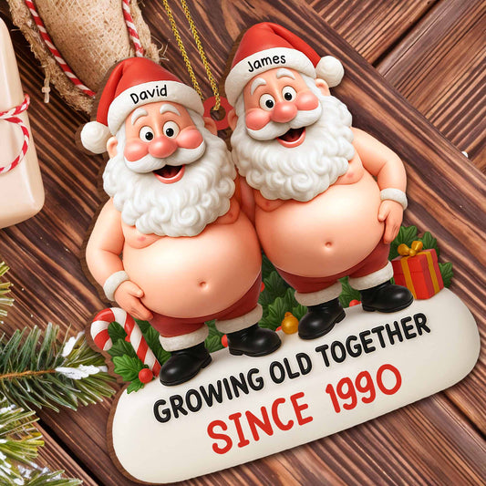 Growing Old Together With Santa Clauses