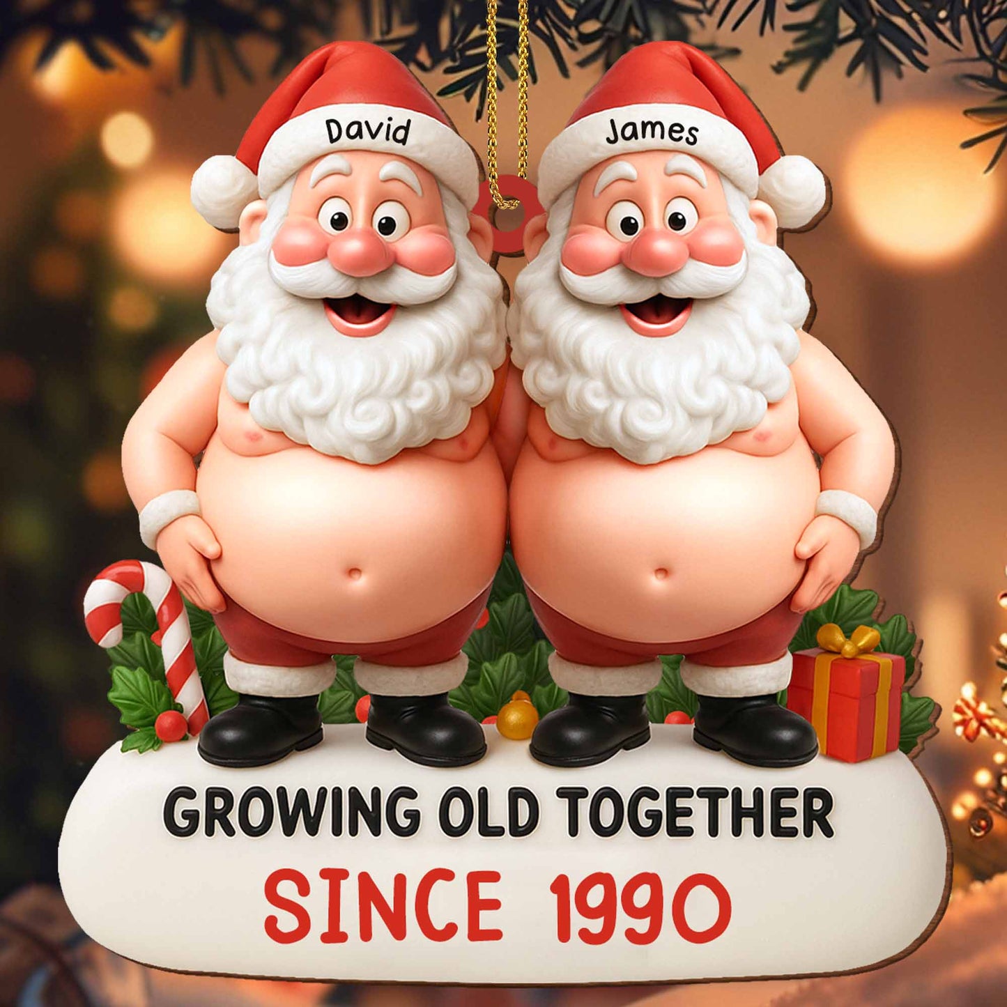 Growing Old Together With Santa Clauses