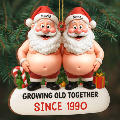 Growing Old Together With Santa Clauses