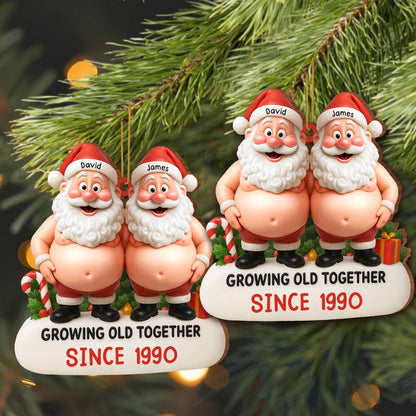 Growing Old Together With Santa Clauses