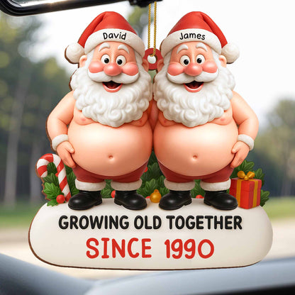 Growing Old Together With Santa Clauses