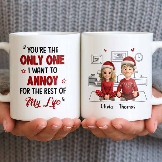 Only One I Want To Annoy, Text And Stars Design