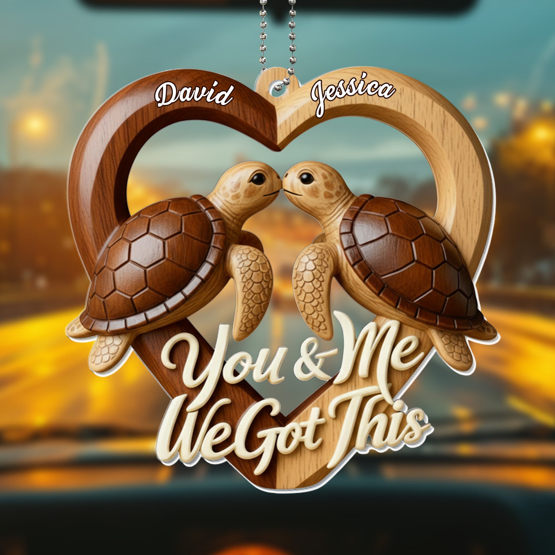 You And Me We Got This, Heart With Turtles