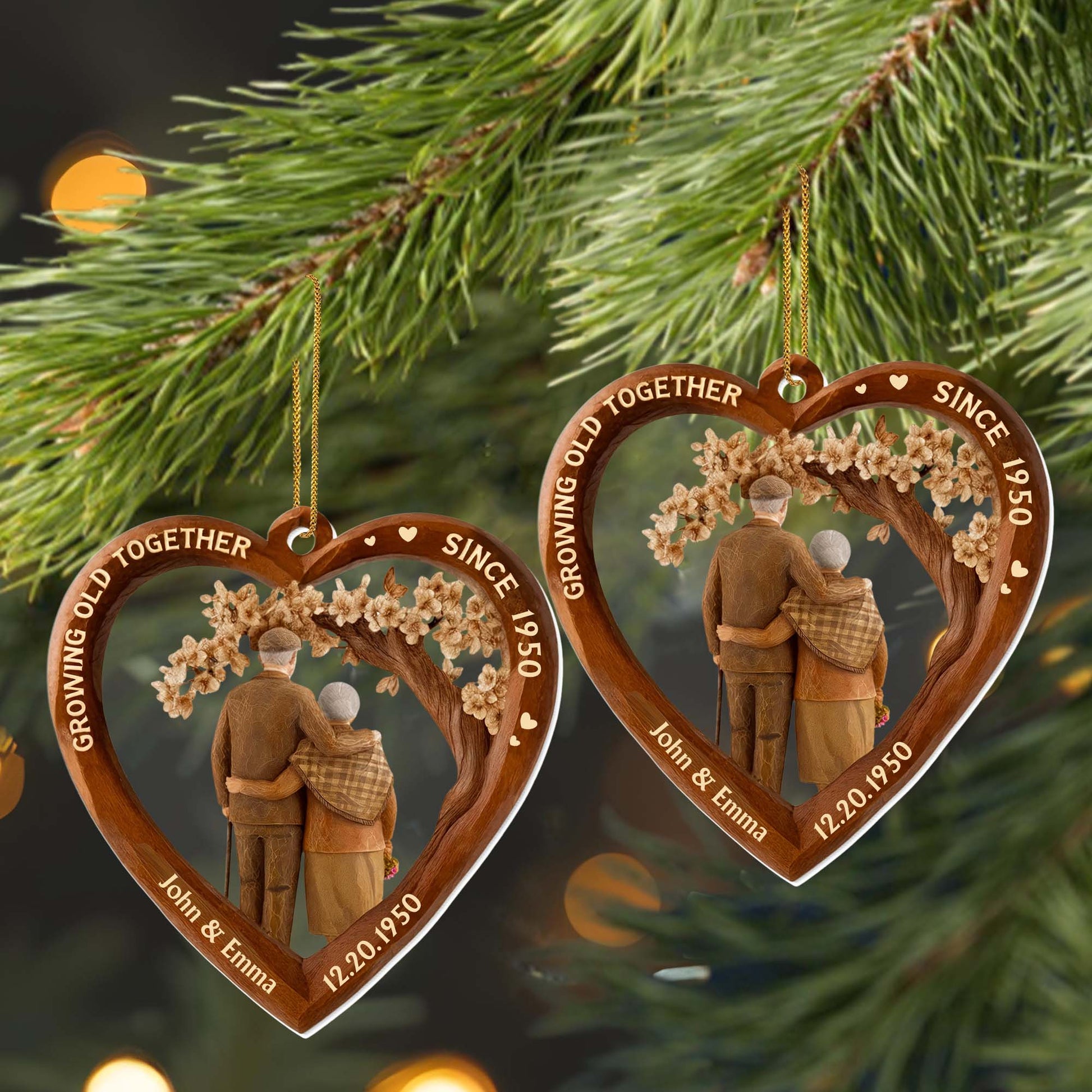 Growing Old Together, Couple In Heart