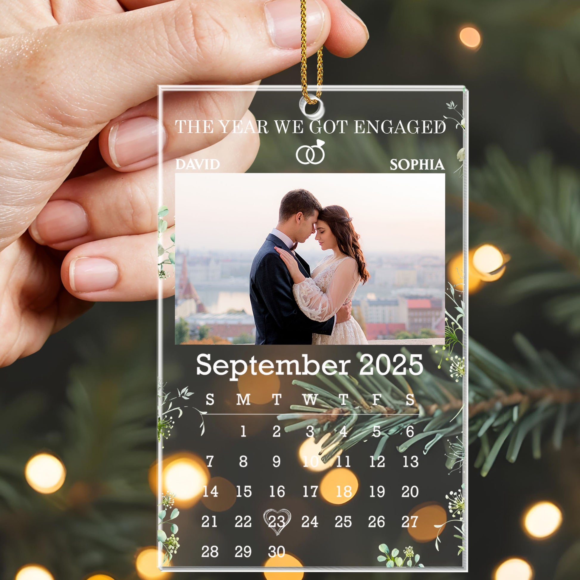 The Year We Got Engaged, Calendar With Couple